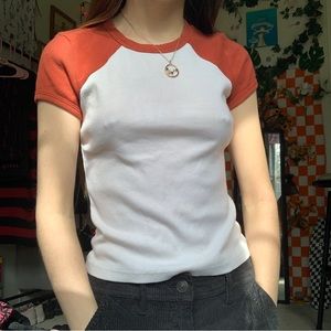 Casual ribbed tee